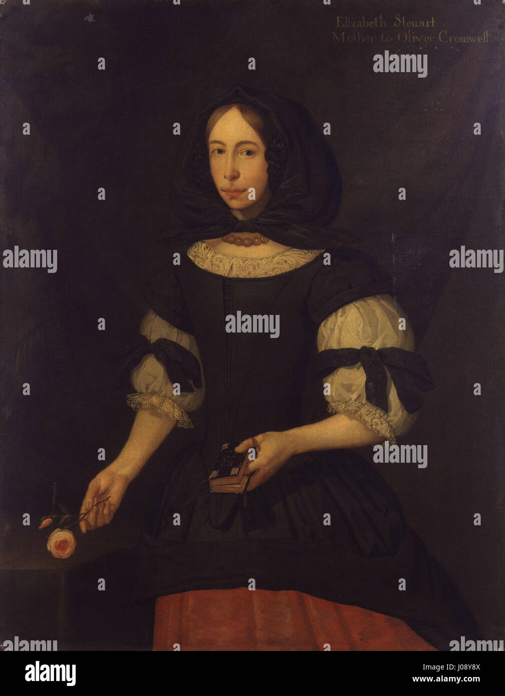 Unbekannte Frau, früher bekannt als Elizabeth Cromwell (geb. Steward) von S.J. Dügy Stockfoto