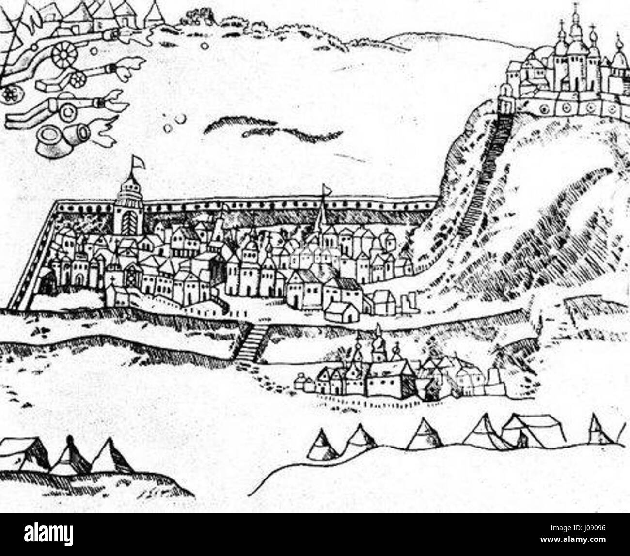 Diese alte russische Ikone zeigt die Verklärung Christi, ein zentrales Ereignis im Christentum. Es repräsentiert den Moment der Transformation Christi, dargestellt mit traditionellen russisch-orthodoxen Techniken und lebendigen Farben. Stockfoto