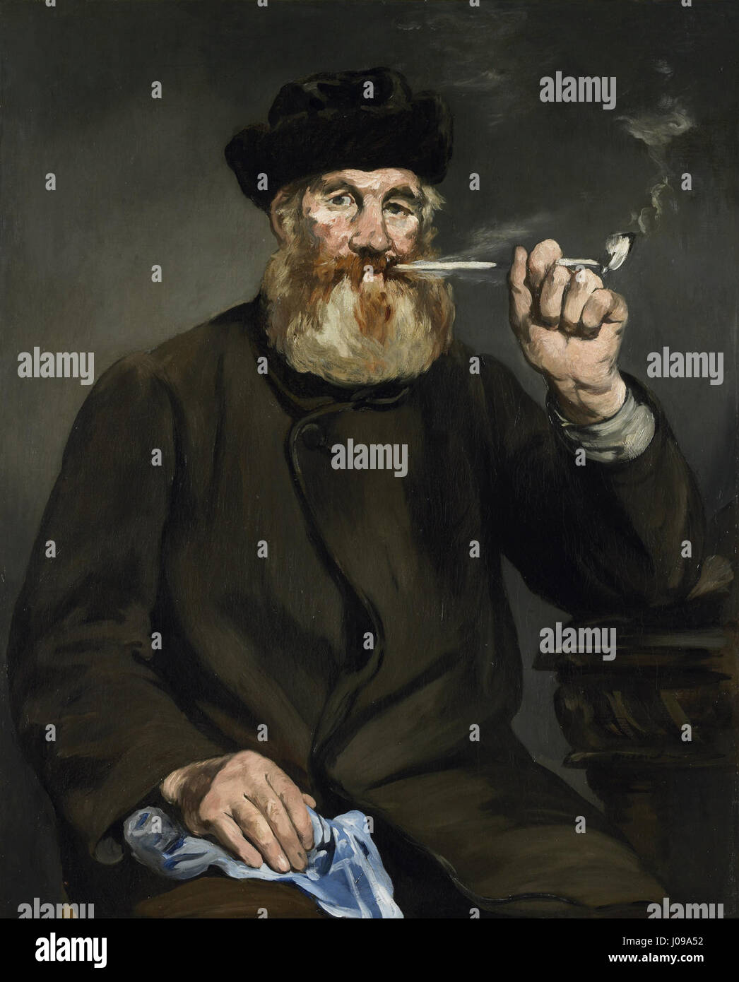 Édouard Manet - Le fumeur Stockfoto