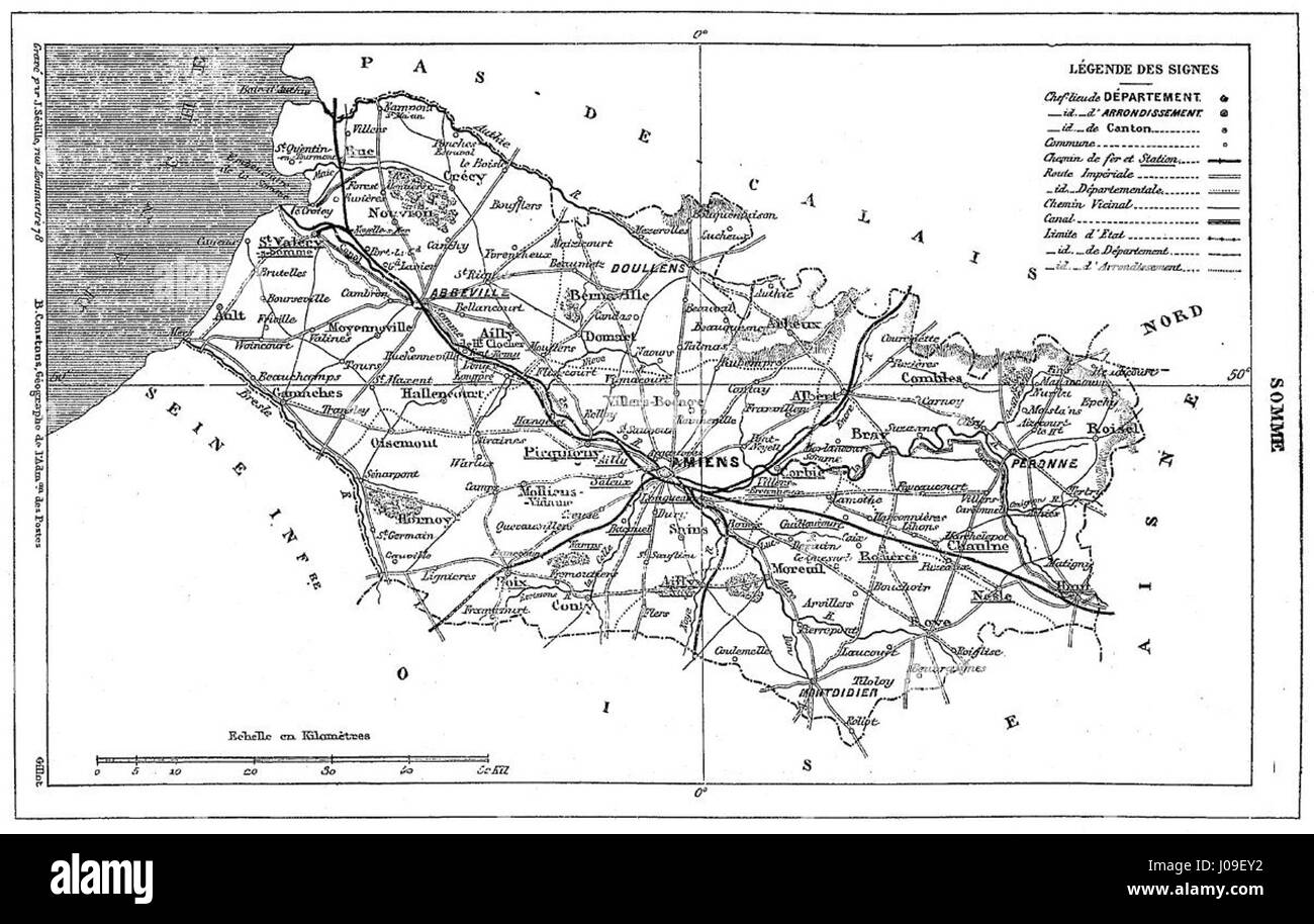 „Géographie illustrée de la France et de ses kolonies 185“ ist ein 185 erschienenes Geographiebuch, in dem die französischen Gebiete und Kolonien detailliert dargestellt werden. Es bietet einen umfassenden Überblick über die globale Präsenz Frankreichs im 19. Jahrhundert, einschließlich detaillierter Karten, geographischer Daten und Illustrationen, die verschiedene Regionen des Reiches darstellen. Stockfoto