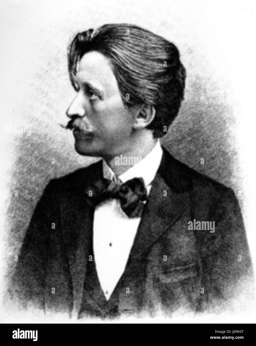 Hugo Salus war eine prominente Figur der deutschen Kunst, bekannt für seine Porträts und Genrebilder. Seine Werke porträtierten oft Menschen mit großer emotionaler Tiefe, die die psychologischen Nuancen seiner Untertanen widerspiegelten. Salus’ Stil kombinierte Realismus und Expressionismus. Stockfoto