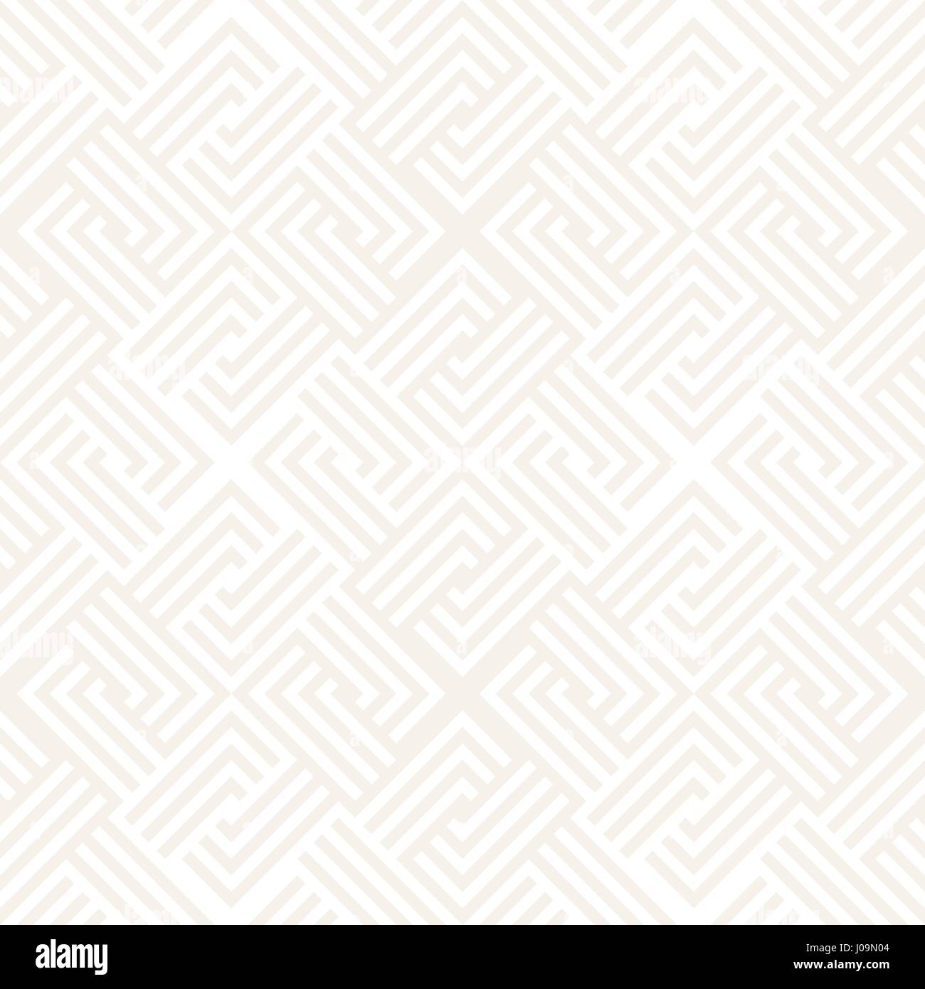 Nahtlose Vektormuster. Abstrakten geometrischen Hintergrund. Lineare Gitterstruktur. Stock Vektor