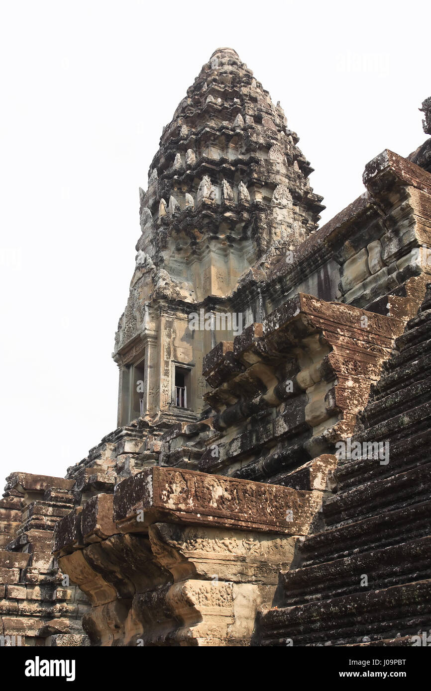 Die Ruinen der Tempel von Angkor Wat in Kambodscha Stockfoto