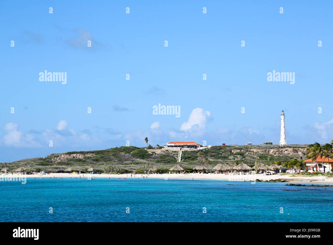 Die besten Strände von Aruba Stockfoto