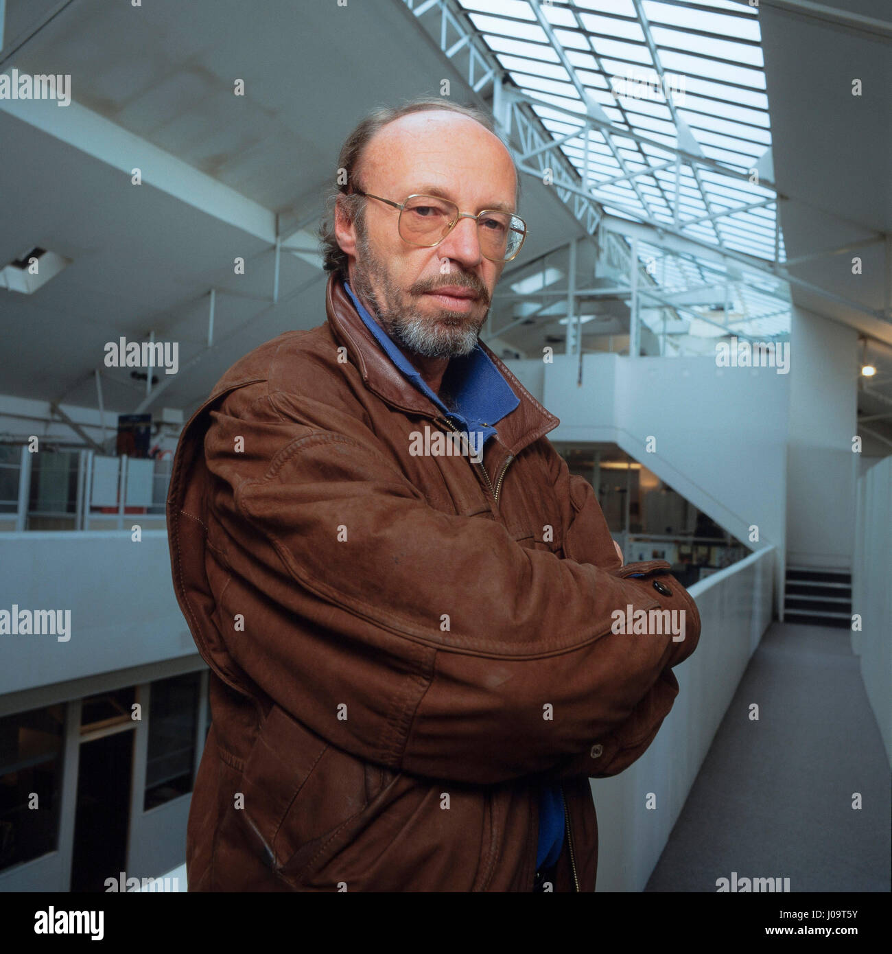 Porträt von Patrick Cauvin (AKA Claude Klotz) 15.10.1991 © Philippe MATSAS Stockfoto