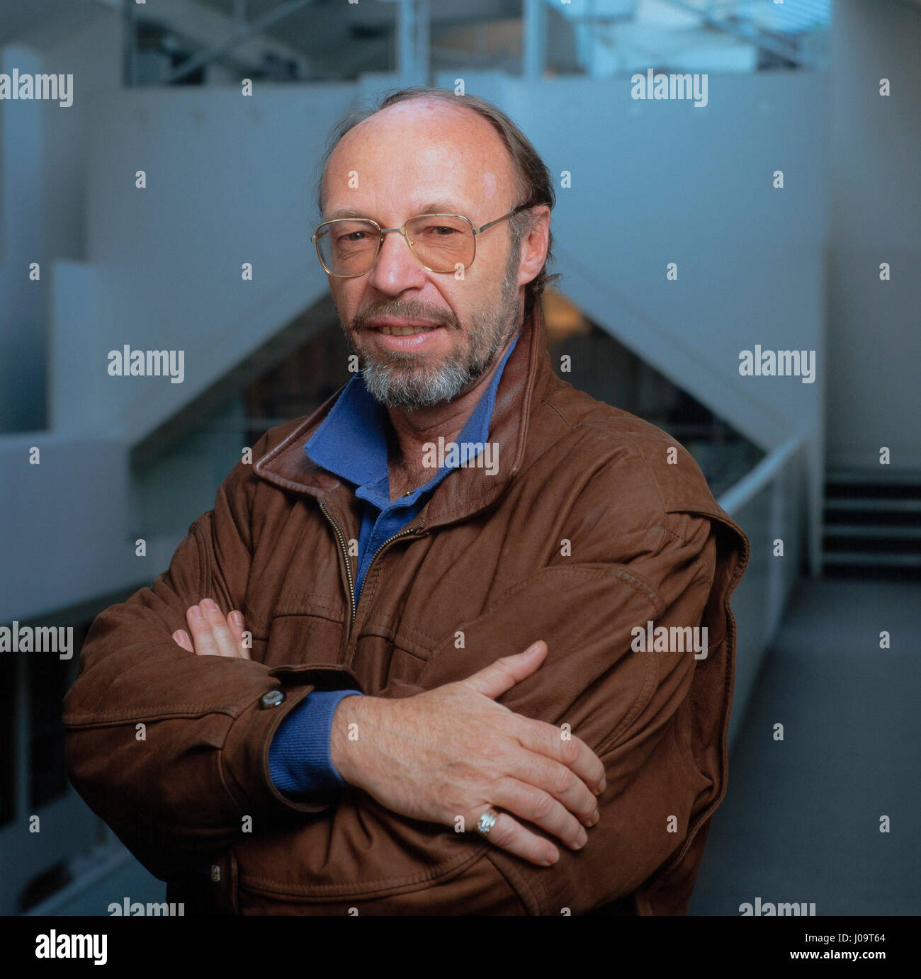 Porträt von Patrick Cauvin (AKA Claude Klotz) 15.10.1991 © Philippe MATSAS Stockfoto