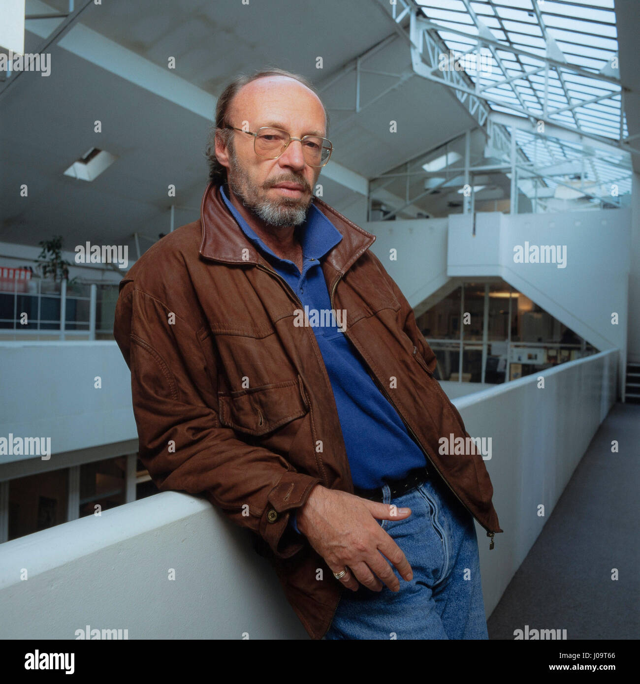 Porträt von Patrick Cauvin (AKA Claude Klotz) 15.10.1991 © Philippe MATSAS Stockfoto