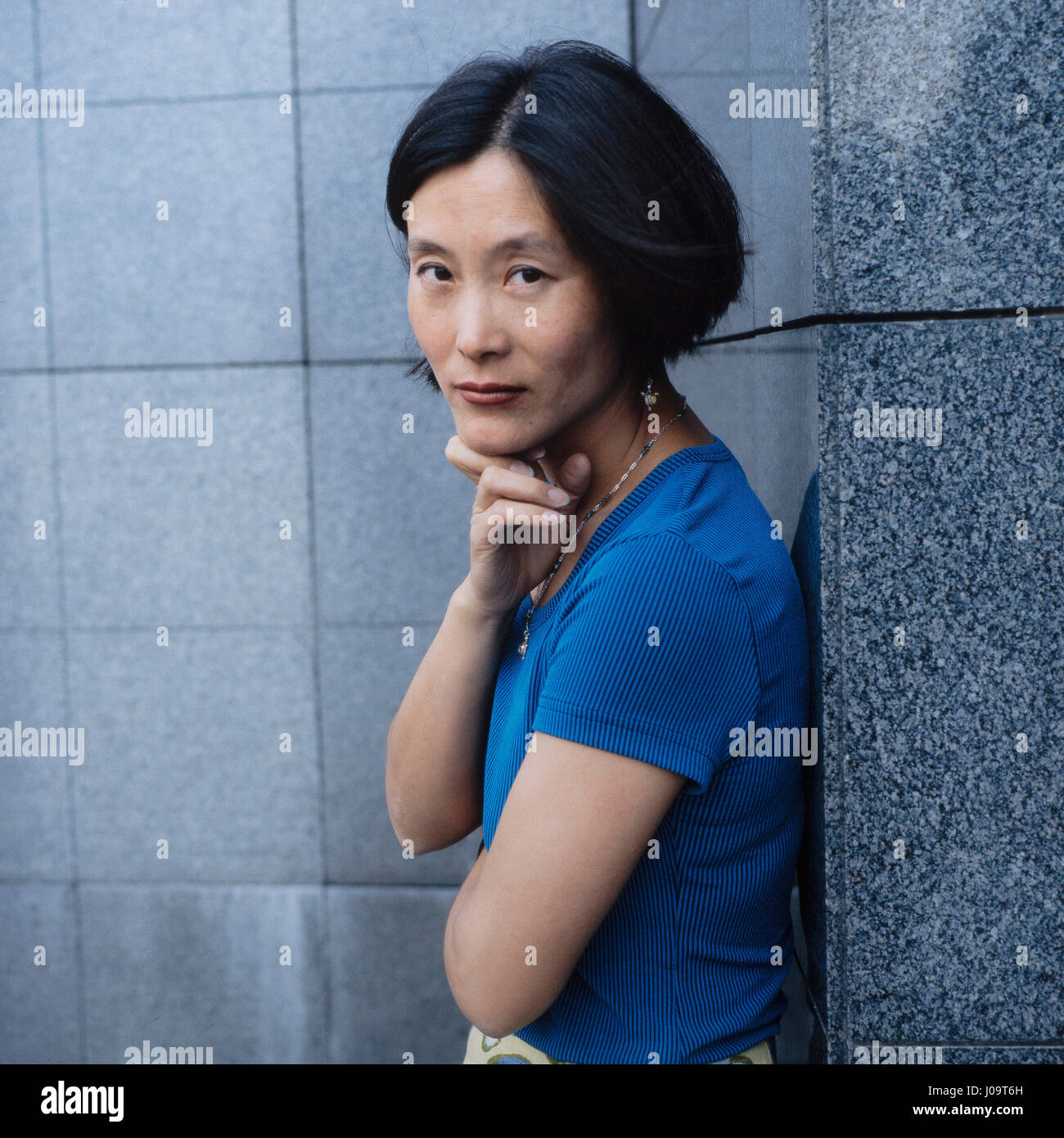 Porträt von Wang Xiao-Yen (Xiao Yen) (Direktor) 15.06.1995 © Philippe MATSAS Stockfoto