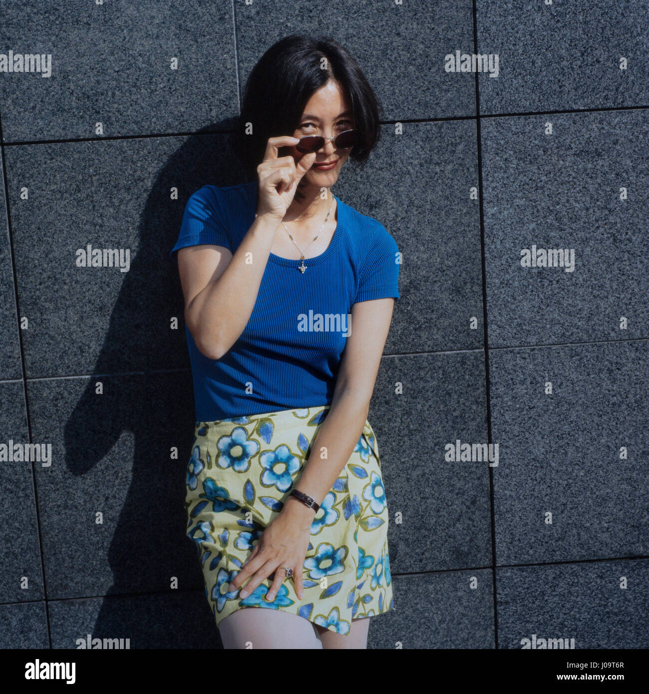 Porträt von Wang Xiao-Yen (Xiao Yen) (Direktor) 15.06.1995 © Philippe MATSAS Stockfoto