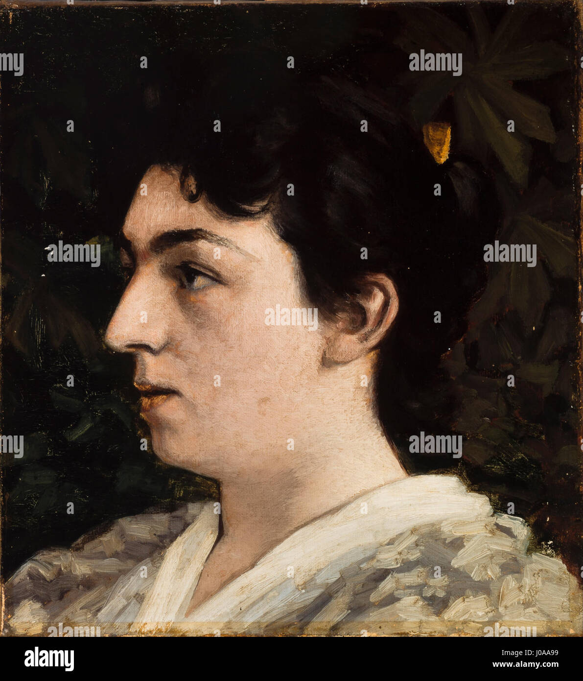 Valdemar Schønheyder Møller (1864–1905) war ein dänischer Maler, der für seine Studien über Sonneneinstrahlung in der Natur bekannt war. Frida Schytte (1871–1948) war eine dänische Geigerin, die für ihr technisches Können und ihre expressiven Auftritte gefeiert wurde. Beide Künstler trugen wesentlich zum dänischen Kulturerbe bei. Stockfoto