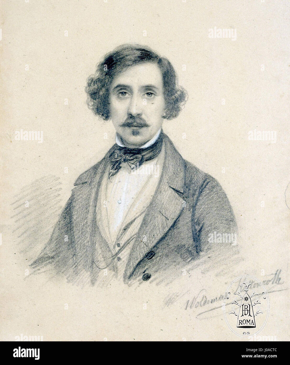 „Selbstporträt“ von Woldemar Hottenroth ist ein Selbstporträt, das den Fokus des Künstlers auf persönliche Identität und Introspektion reflektiert. Das Werk betont den Gesichtsausdruck und die inneren Emotionen, die charakteristisch für Porträts des frühen 20. Jahrhunderts sind. Stockfoto