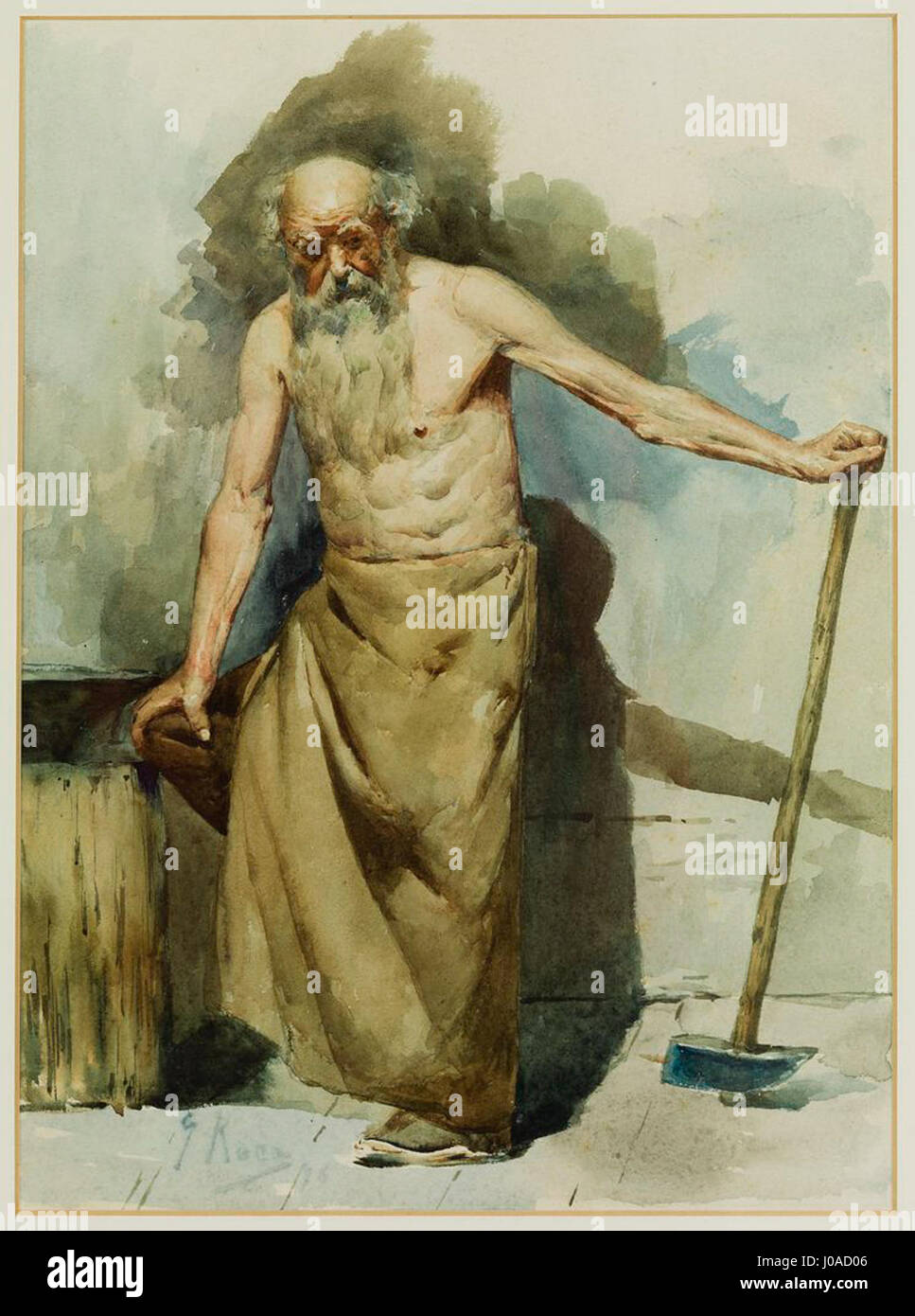 Das Gemälde Casa Masè, das unter der Inventarnummer 120 aufgeführt ist, bezieht sich wahrscheinlich auf ein Werk, das mit einem bestimmten historischen oder kulturellen Gebäude verbunden ist und einen Einblick in seinen architektonischen und ästhetischen Stil bietet. Stockfoto