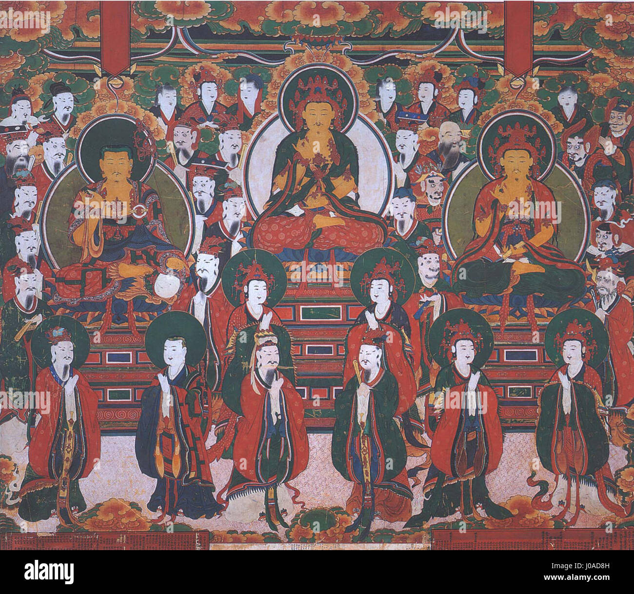 Dieses koreanische Kalligraphie-Stück mit einem Titel, der auf Englisch „elegantes Gedicht“ bedeutet, zeigt die traditionelle Schönheit koreanischer Schrift. Die Kalligrafie betont anmutige Pinselstriche, komplizierte Charakterbildung und kulturelle Symbolik und bietet Einblick in den koreanischen künstlerischen Ausdruck. Stockfoto