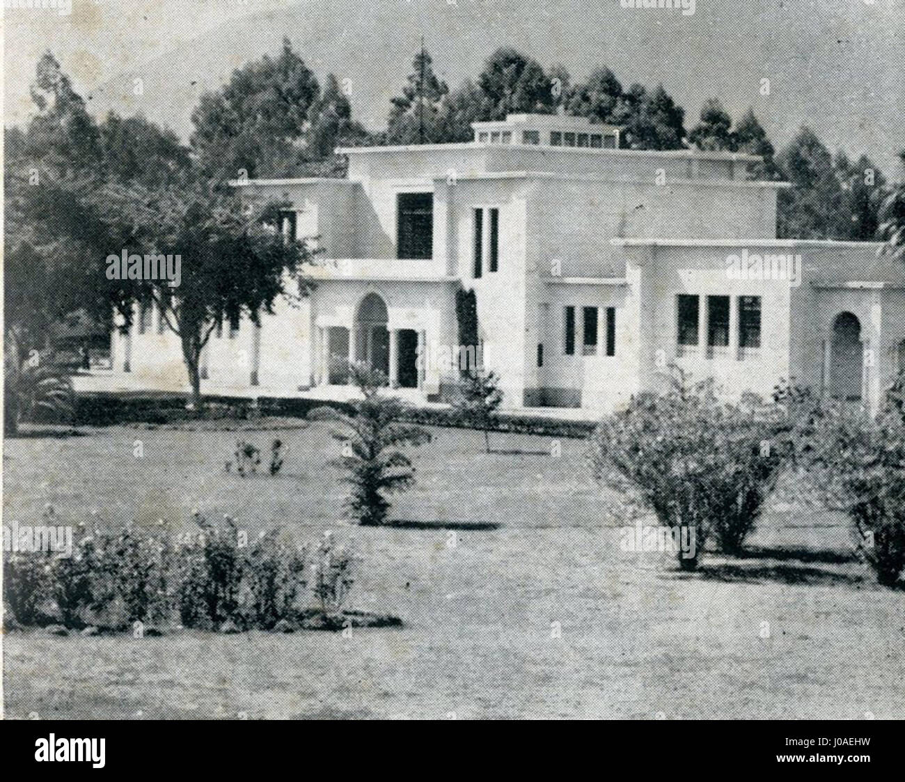 Pabellón De La Administración De La Escuela Nacional de Agricultura y Veterinaria Stockfoto