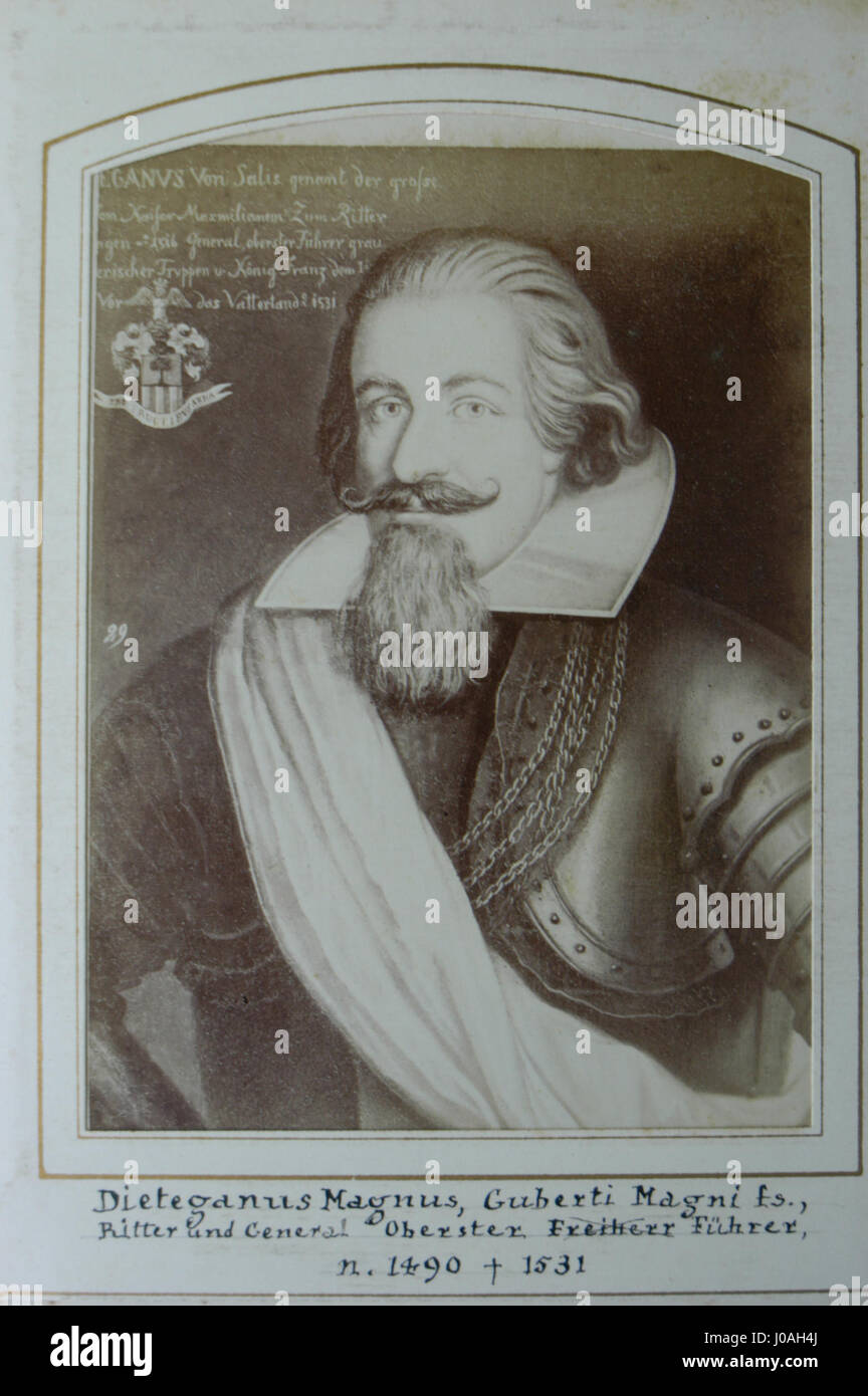 Ritter Dietegan 'Magnus' À Salis (1473-1531) Stockfoto