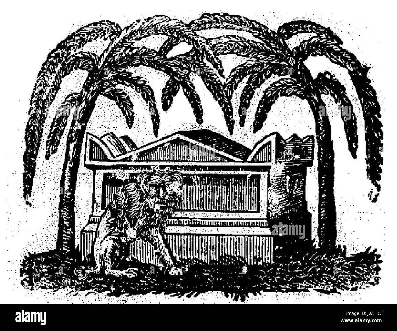 Dies bezieht sich auf eine künstlerische oder literarische Darstellung von Gérard de Nerval, die wahrscheinlich Napoleon Bonaparte und Frankreichs militärische Macht repräsentiert. Das Bild oder Werk fängt wahrscheinlich Themen des Imperialismus und des Krieges im 19. Jahrhundert ein. Stockfoto