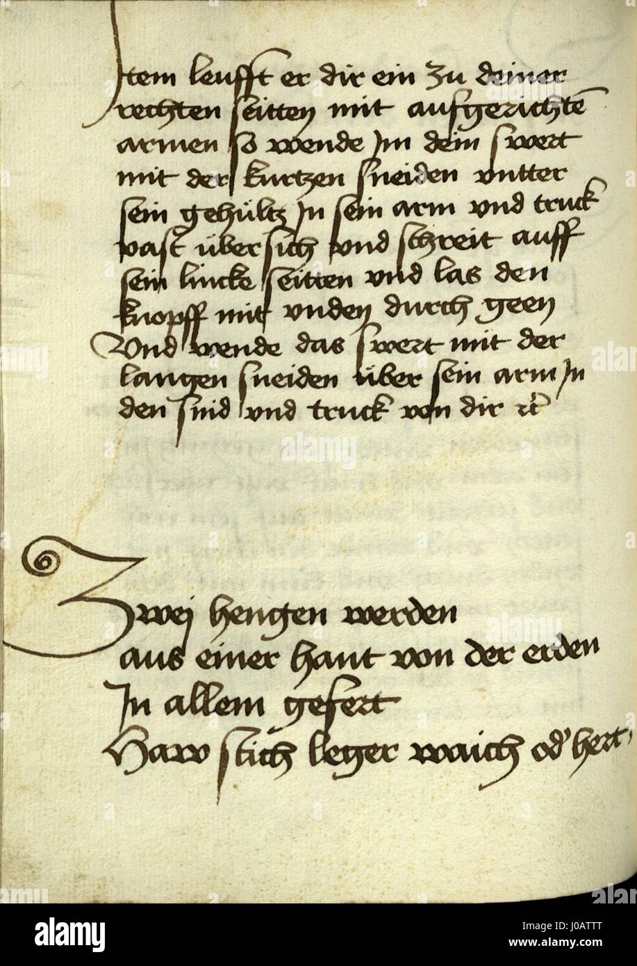 Sehr Altes Dokument Mit Schriftzeichen Diese Manuskript, Cod.I.6,4v .3 047, ist ein altes Dokument, das