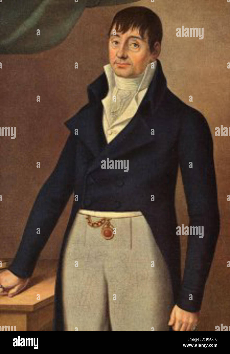 Josef Jirá Trassler war ein tschechischer Künstler, der im späten 18. Und frühen 19. Jahrhundert tätig war. Seine Werke konzentrierten sich vor allem auf Porträts und historische Szenen, die das Leben und die Zeit des tschechischen Adels während seiner Ära einfangen. Stockfoto