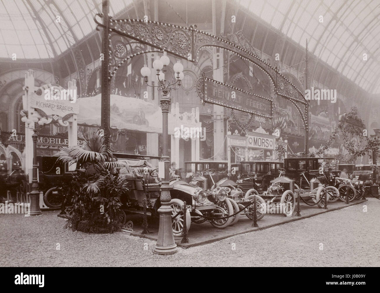 Stehen Renault Frères au Salon de l ' Automobile de Paris 1904 Stockfoto