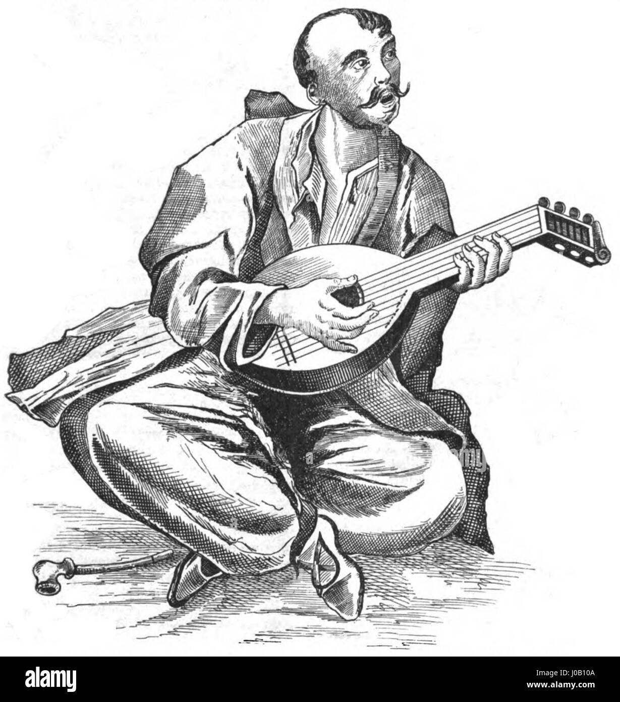 Zoria wurde 1894 geschaffen und ist ein Kunstwerk, das für seine Darstellung von heiterer Schönheit bekannt ist. Das Stück fängt die Ruhe der Natur mit einer friedlichen Komposition und einer ruhigen Atmosphäre ein, die typisch für künstlerische Stile des späten 19. Jahrhunderts ist. Stockfoto