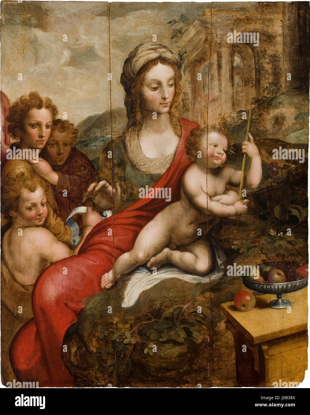 Virgen de Los Husos (Museo de Bellas Artes de Córdoba Stockfotografie