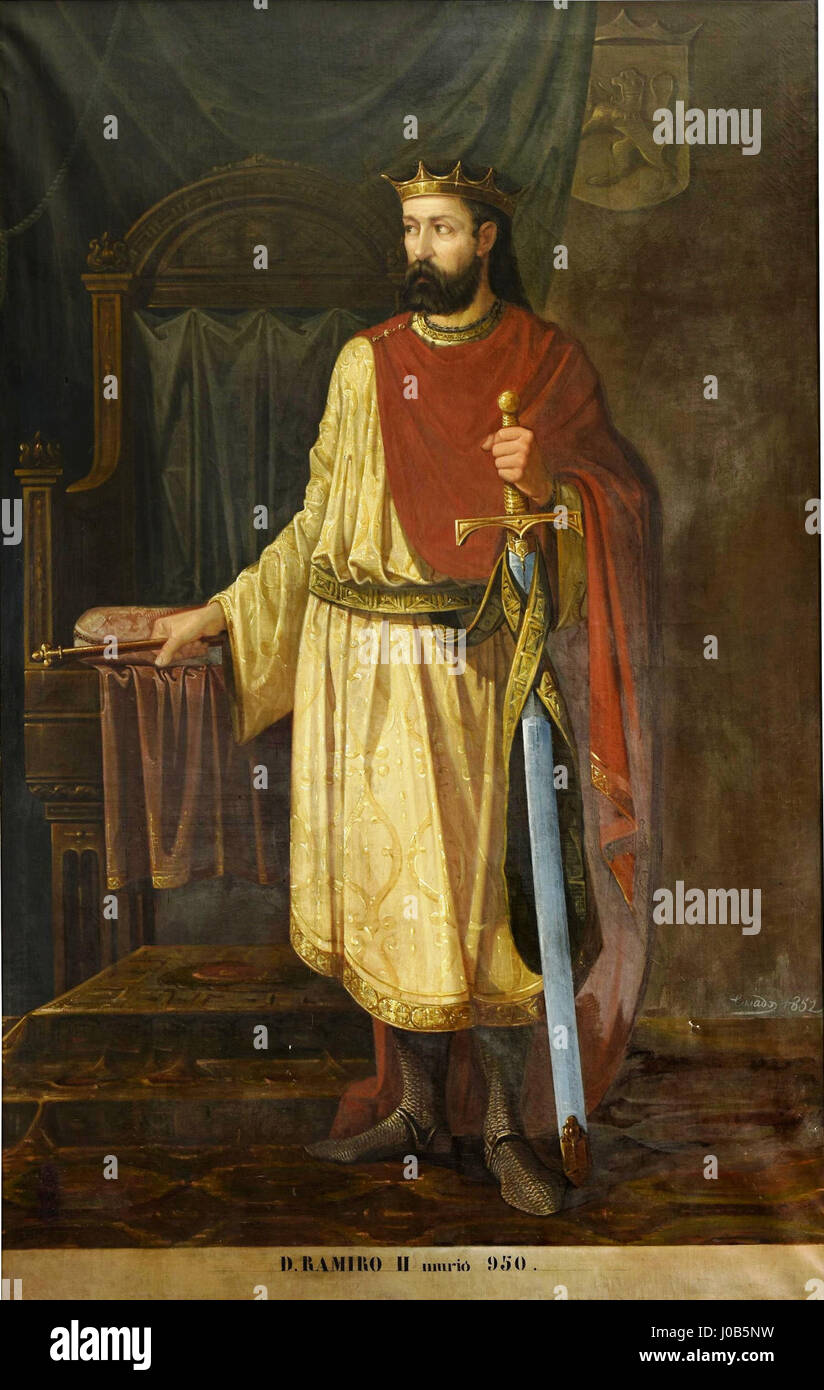 Ramiro II de León (Museo del Prado) Stockfoto