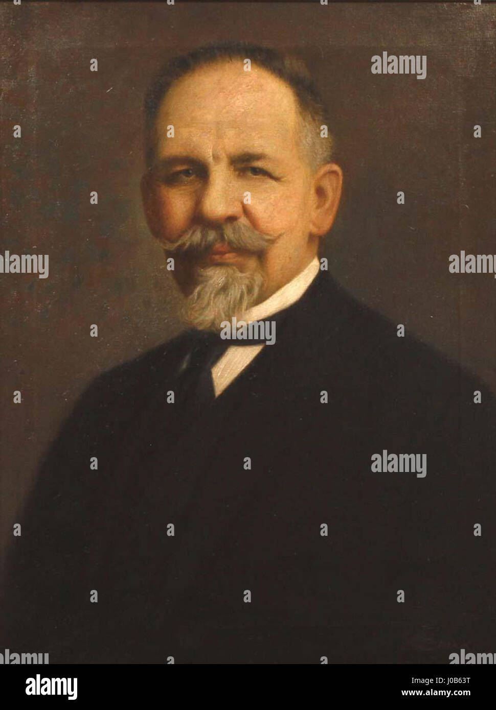 Edvard Čihák (1863-1935) - Portrait Muže Stockfoto