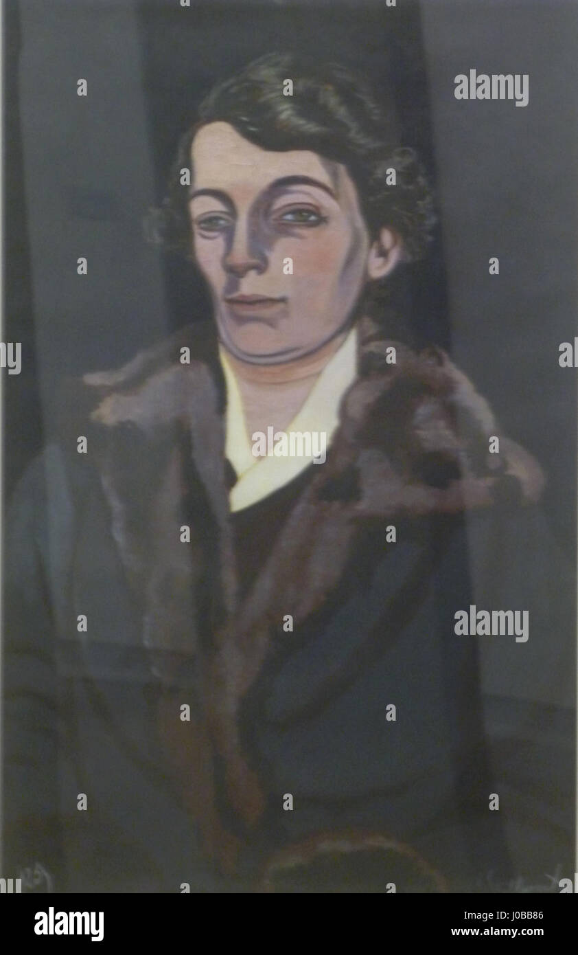 Léon Spilliaerts Porträt von Mrs. Storck-Hertoghe aus dem Jahr 1925 fängt das Motiv in einer ruhigen, aber intensiven Atmosphäre ein. Spilliaerts Arbeit erforschte oft psychologische Tiefe und die emotionale Resonanz seiner Untertanen. Stockfoto