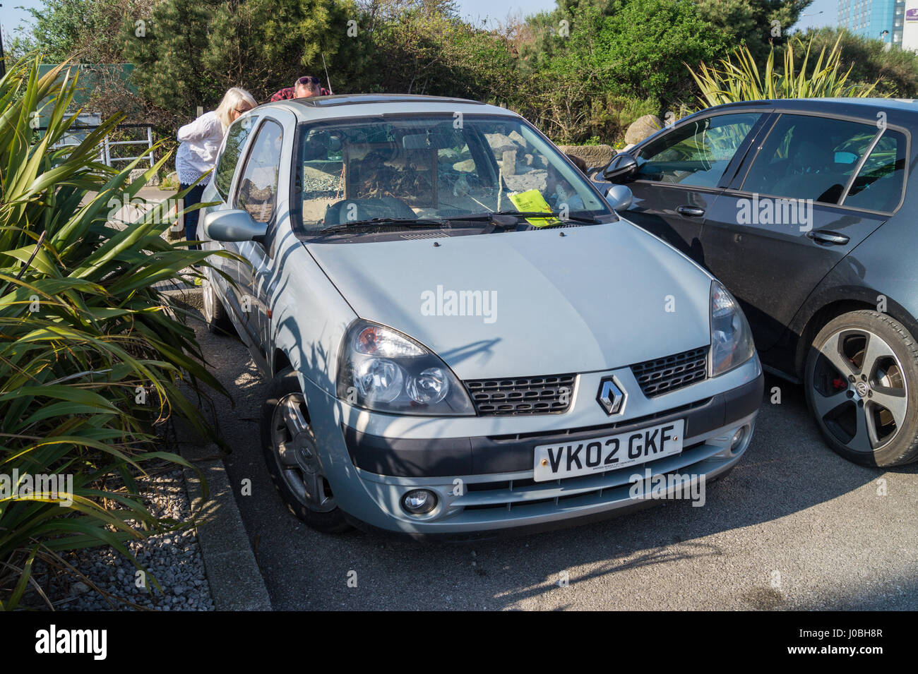 Kunstinstallation "gewaschen, Car-Go" von Chris Dobrowolski für Hull City of Culture 2017, Kingston-upon-Hull, Yorkshire, England Stockfoto