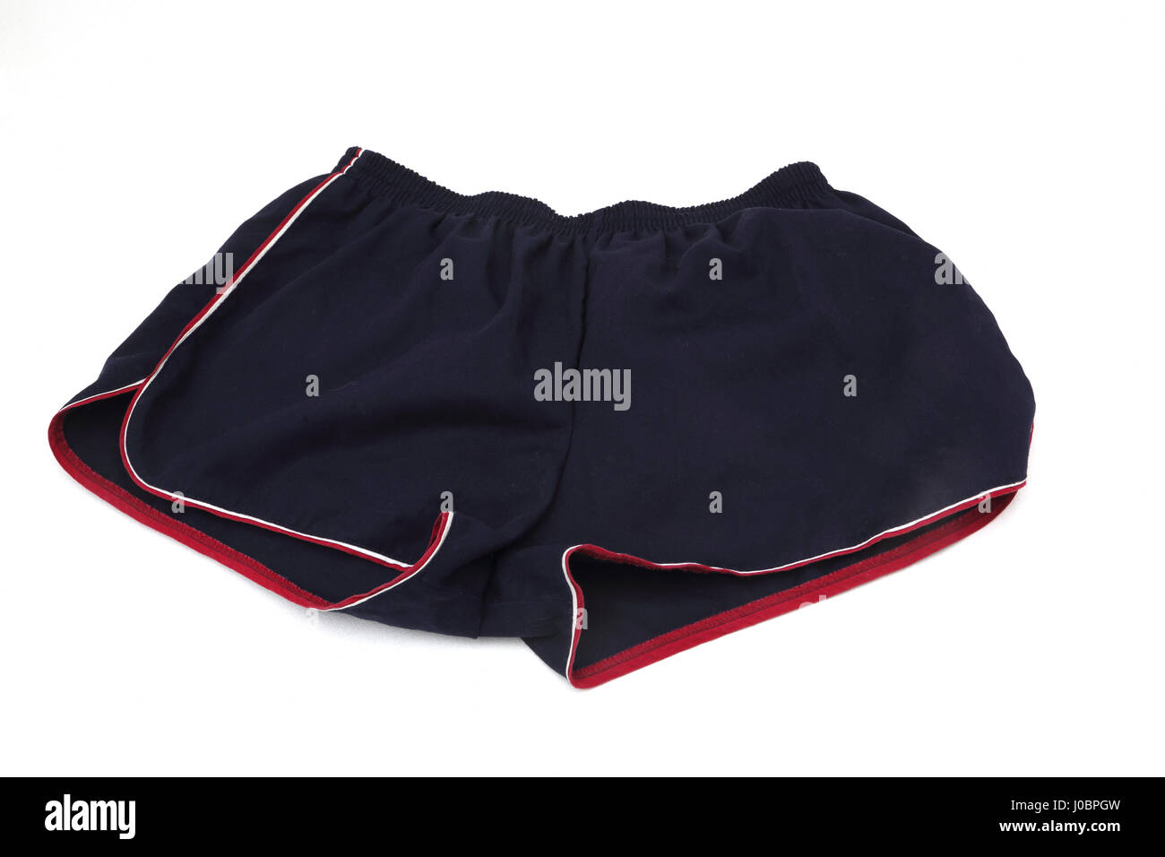 Vintage Shorts von Navy und rot Stockfoto