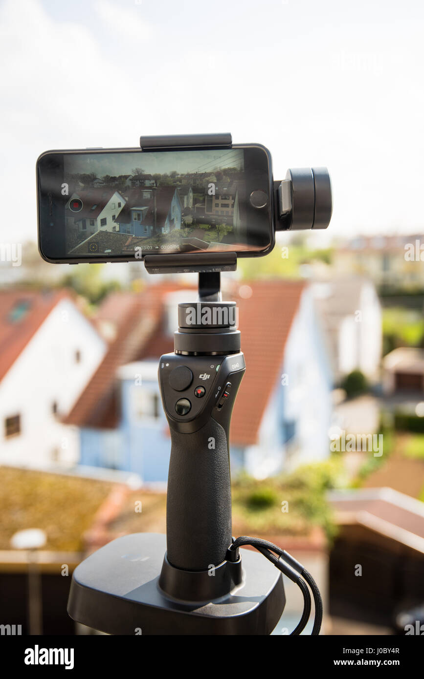 Smartphone-video Panorama-setup Stockfoto