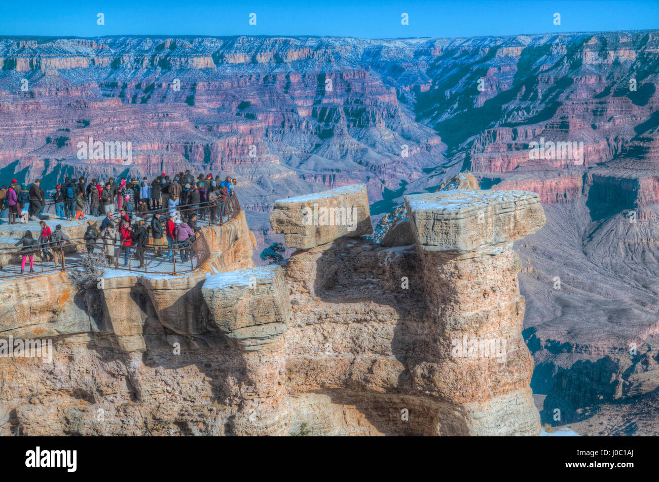 Vom Mather Point, Rim, Grand Canyon National Park, UNESCO World Heritage Site, Arizona, USA Stockfoto
