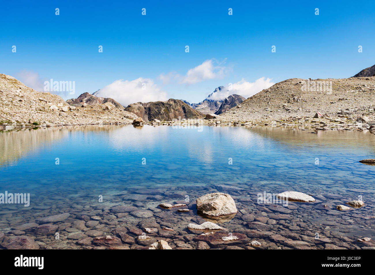 Gebirge, Davos, Graubünden, Schweiz Stockfoto