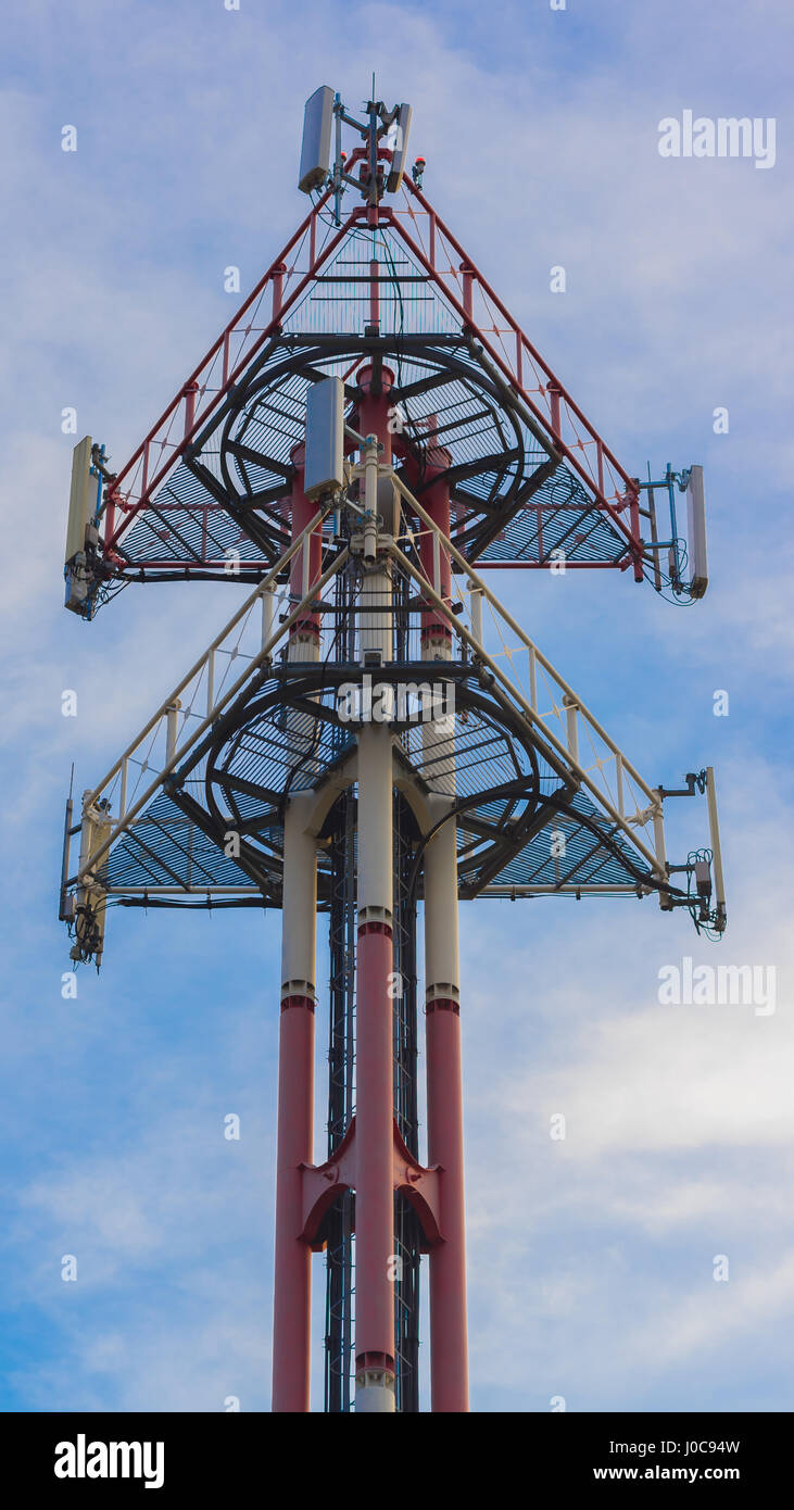 Telekommunikation / Radio Turm Stockfoto
