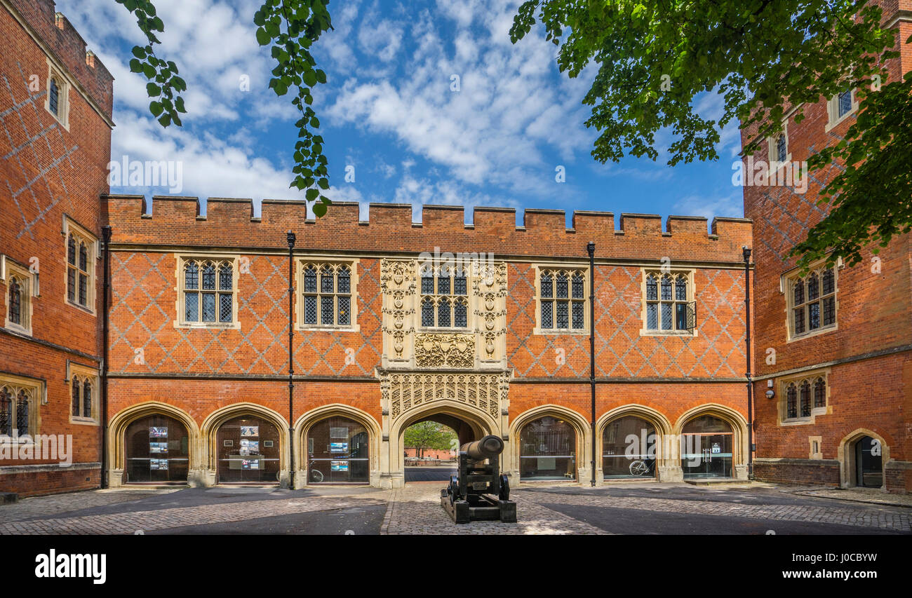 United Kingdom, England, Berkshire, Eton, Ansicht des Eton College Stockfoto