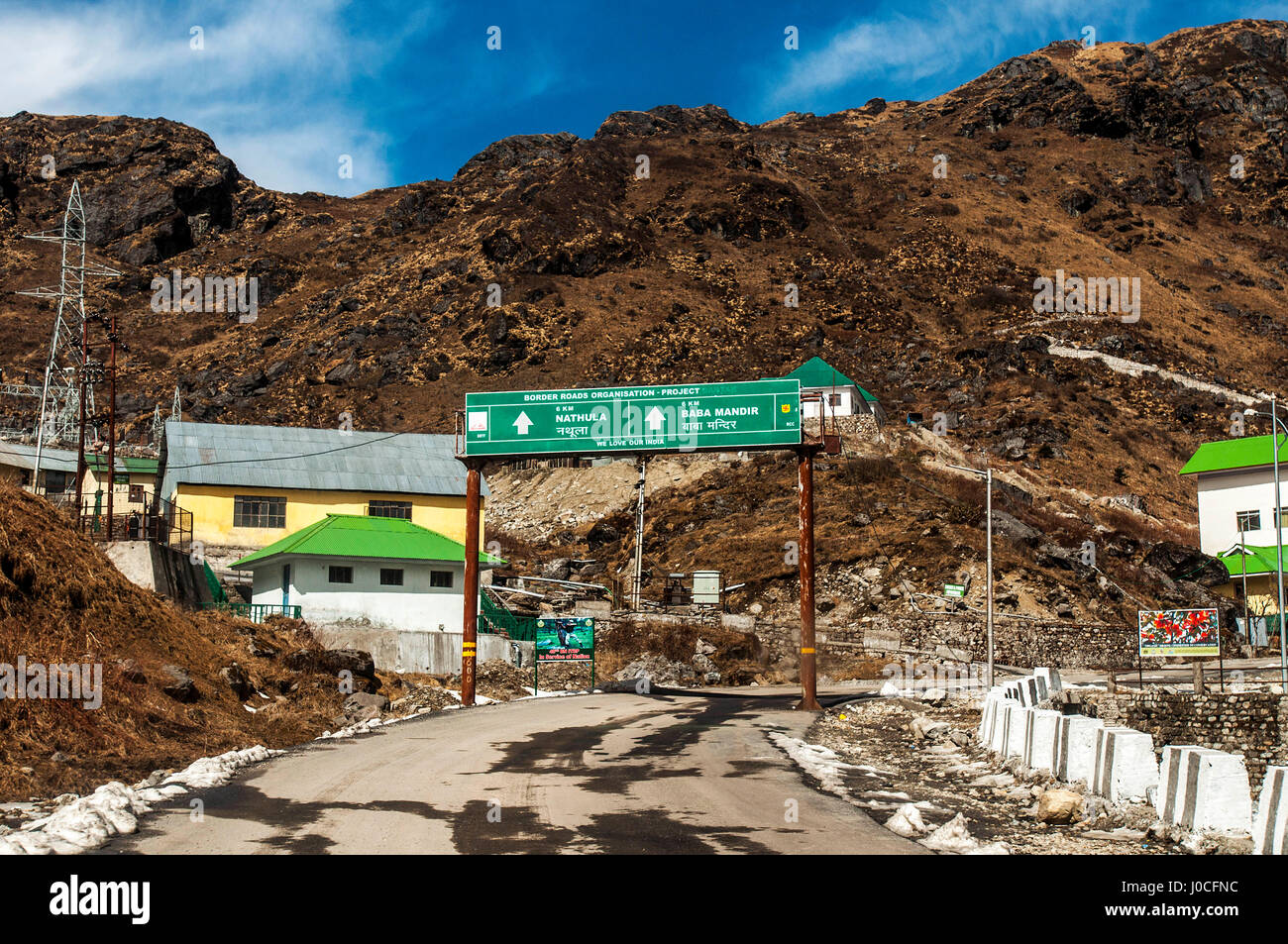 Alten Seidenstraße Straße, Sikkim, Indien, Asien Stockfoto