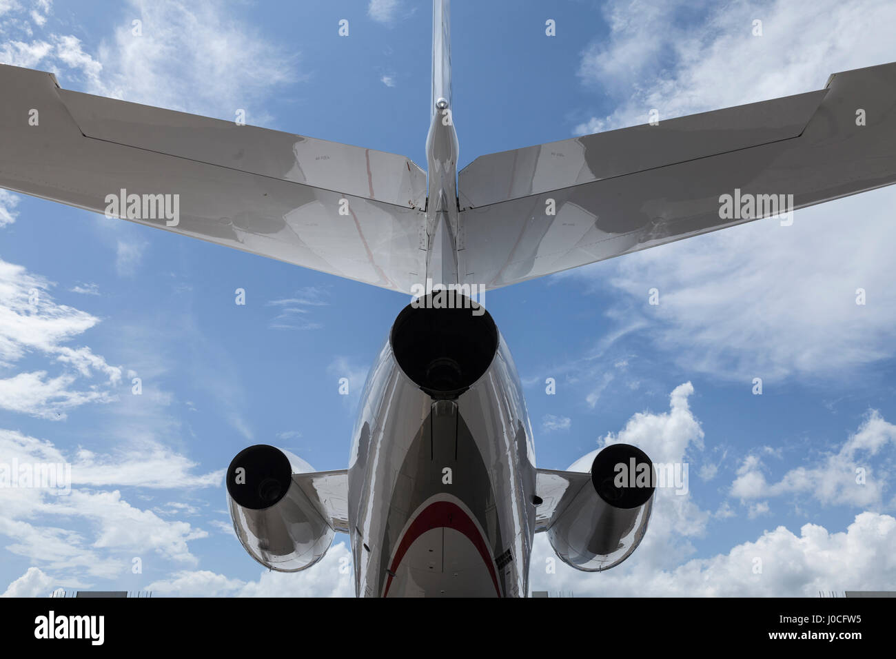Dassault Aviation Falcon 900LX im Langkawi International Maritime und Aerospace (LIMA) Ausstellung 2017 Stockfoto