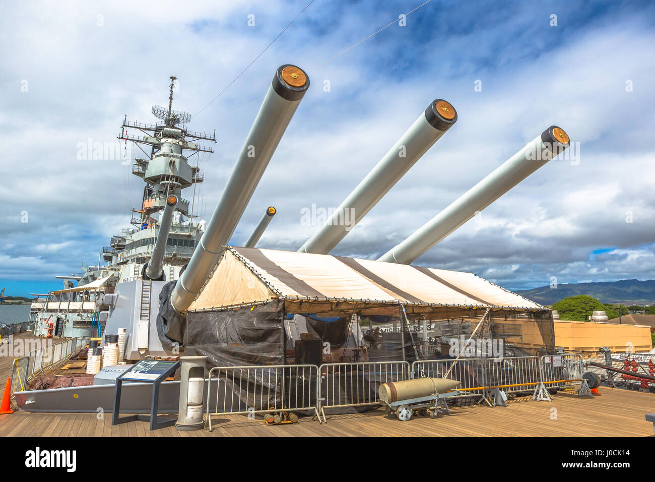 USS Missouri BB-63 Stockfoto