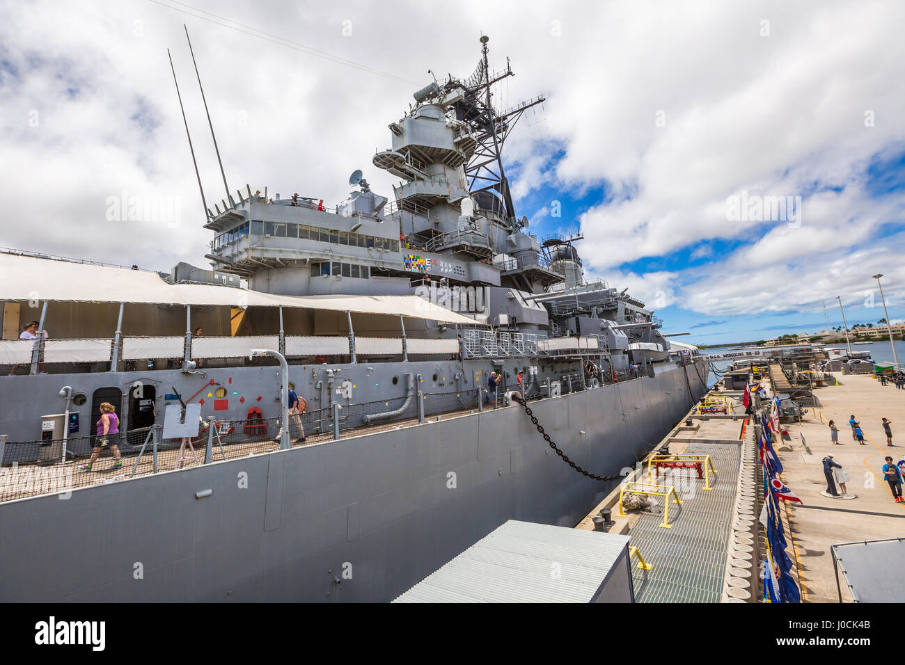 Missouri Kriegsschiffe BB-63 Stockfoto