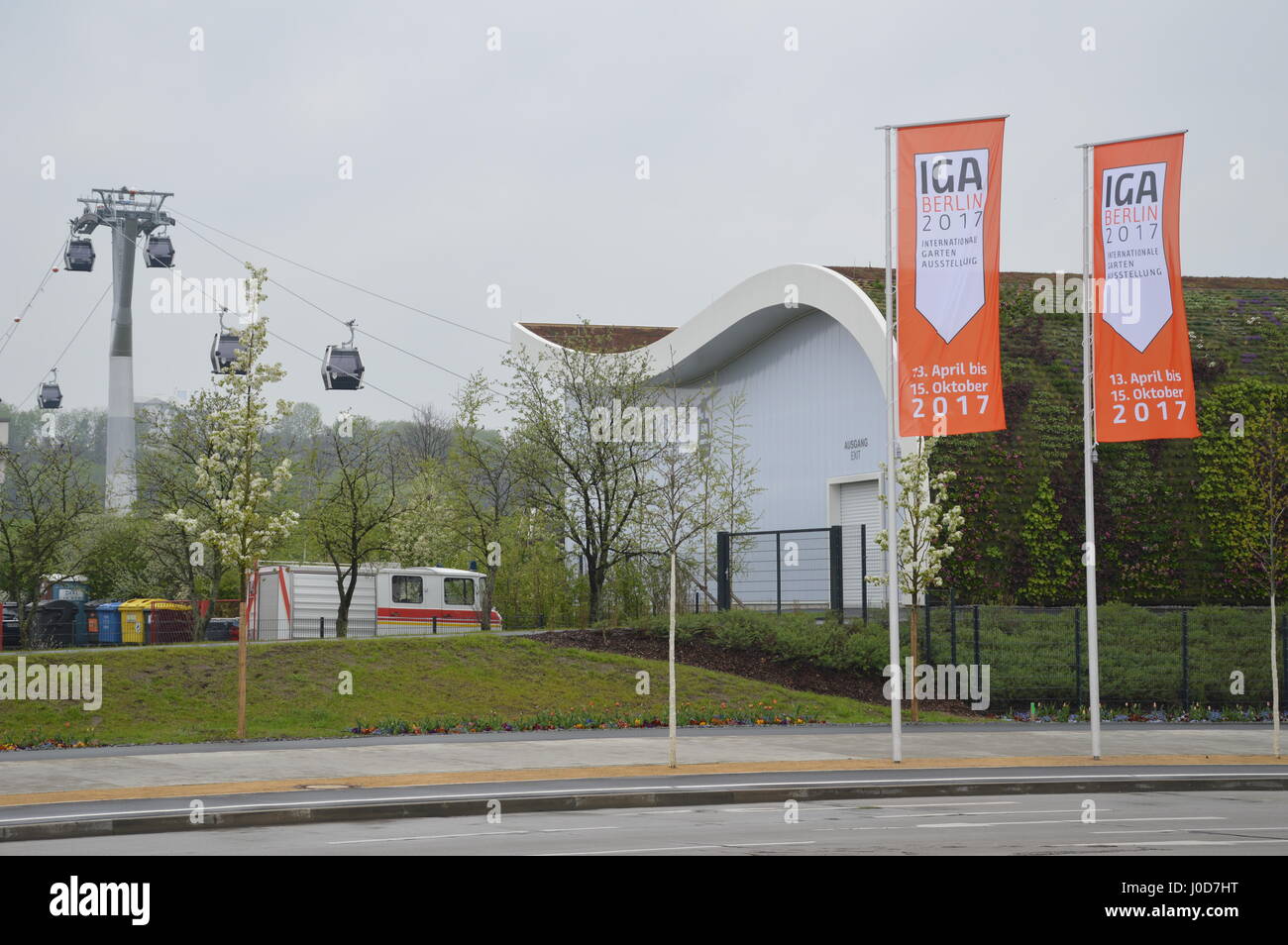 Berlin, Deutschland. 12. April 2017. Die internationale Garten Ausstellung 2017 wird von 13 stattfinden. August bis Oktober in Marzahn-Hellersdorf Credit: Markku Rainer Peltonen/Alamy Live-Nachrichten Stockfoto