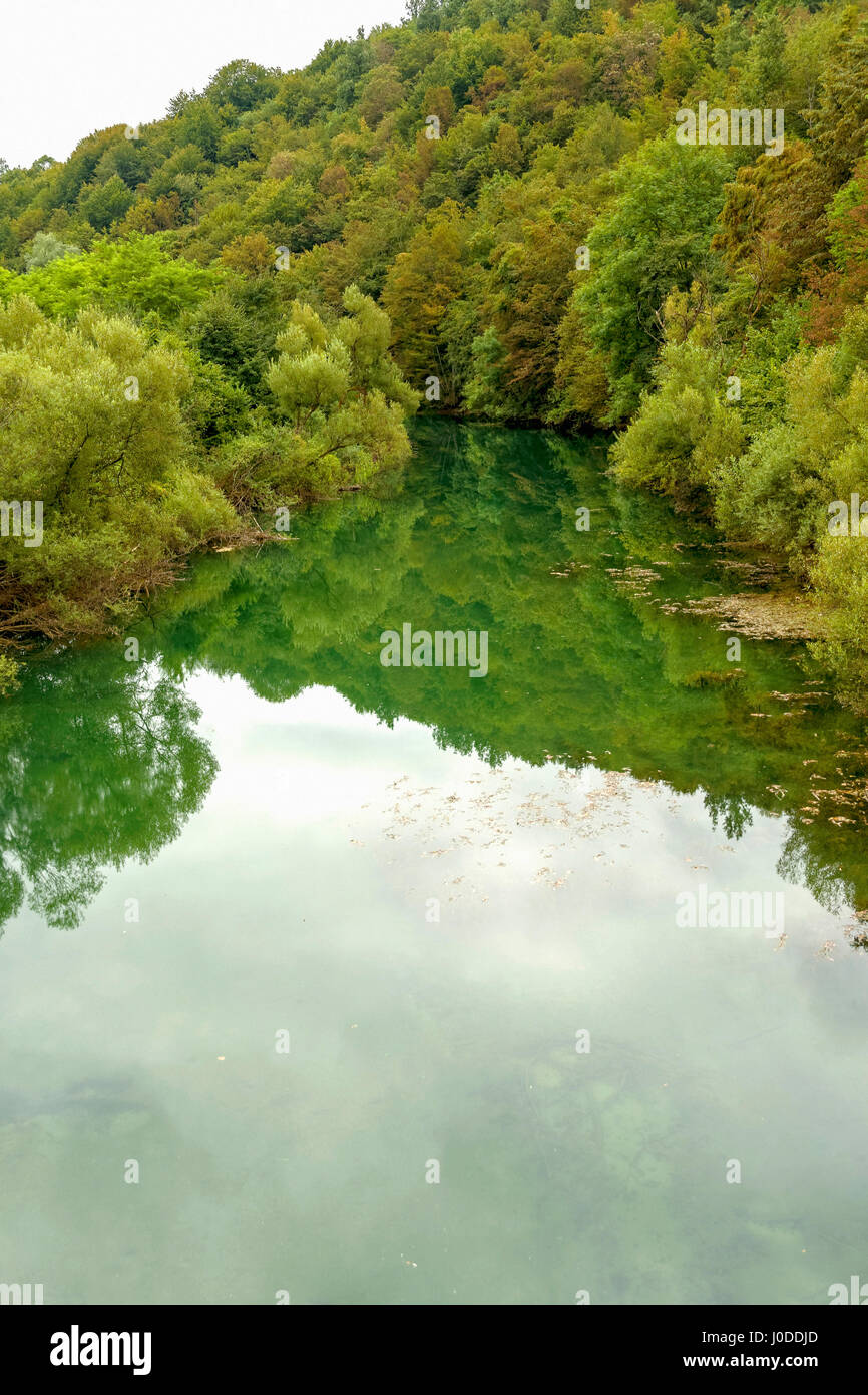 Mreznica Fluss, Kroatien Stockfoto