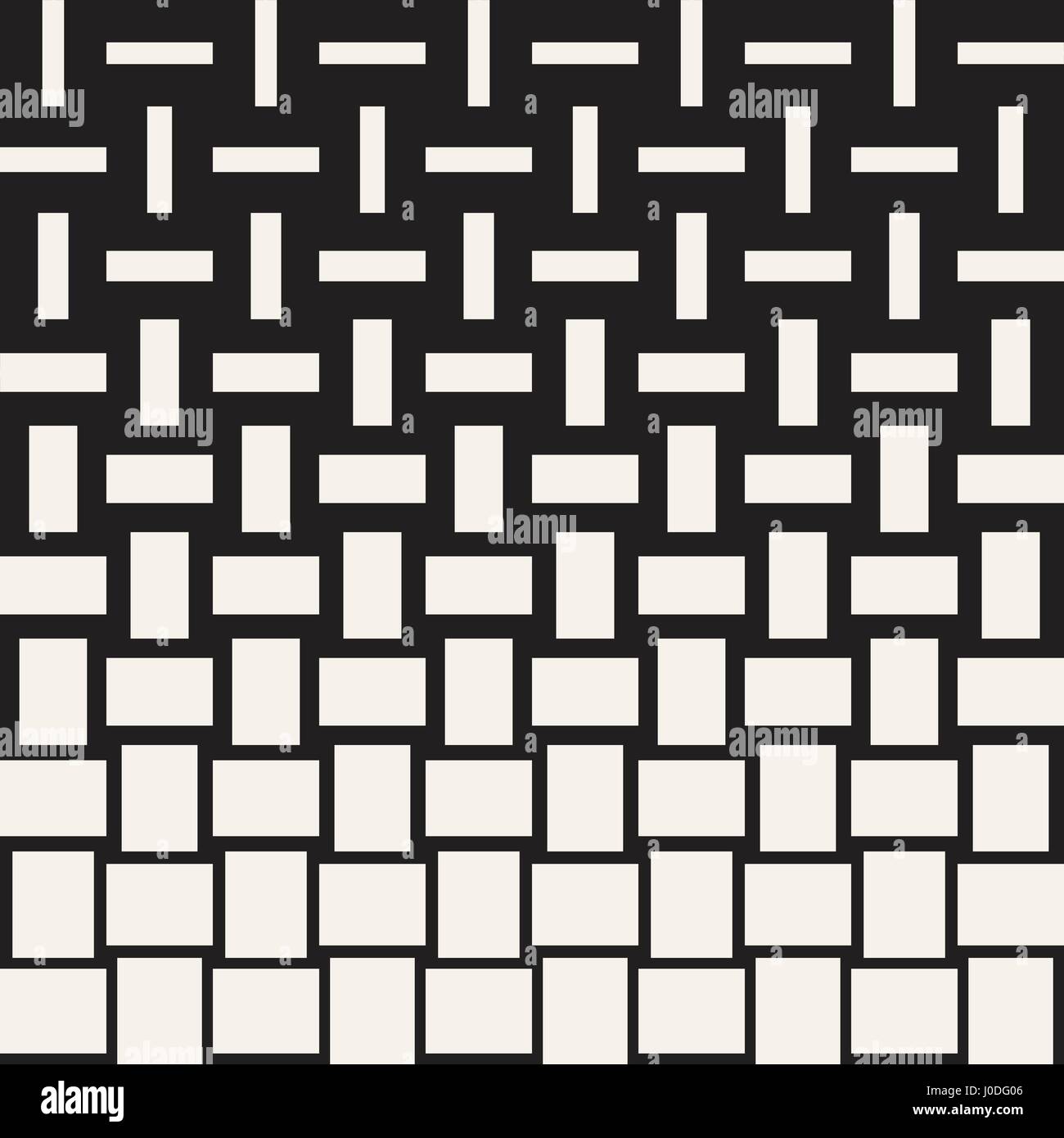 Vektor nahtlose geometrische Muster. Halbton Farbverlauf Übergang. Gewebte Linien einfache Gitter Stock Vektor