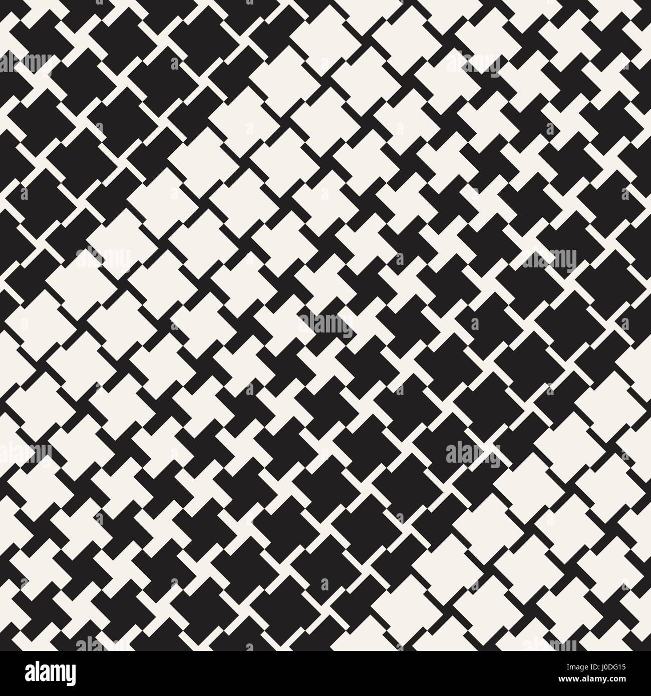 Vektor nahtlose geometrische Muster. Halbton Farbverlauf Übergang. Gewebte Linien einfache Gitter Stock Vektor