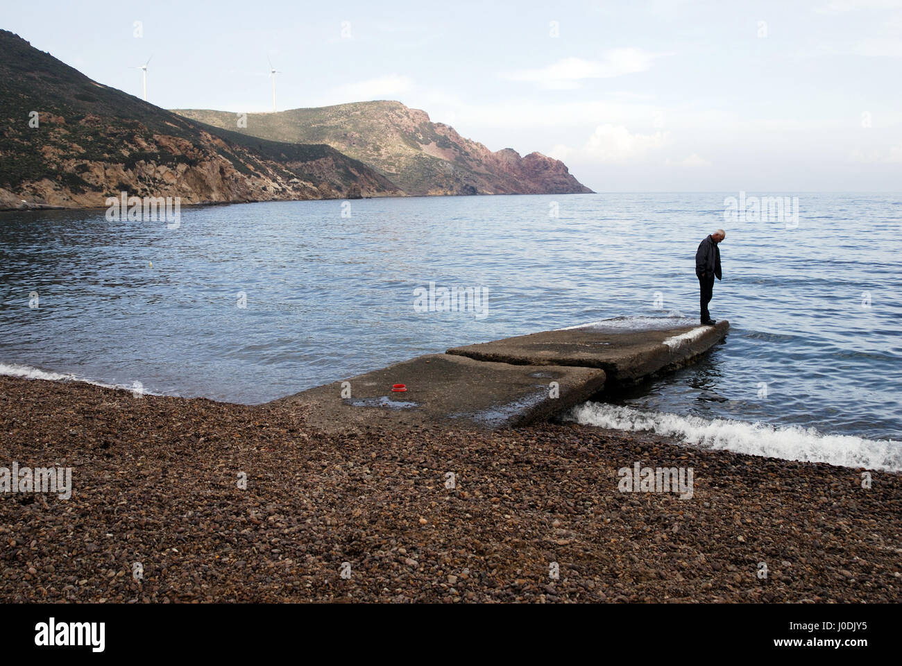 Christliche orthodoxe Karwoche, Ostern auf der griechischen Insel der Apokalypse (Patmos) - das Kloster des Heiligen Johannes Stockfoto