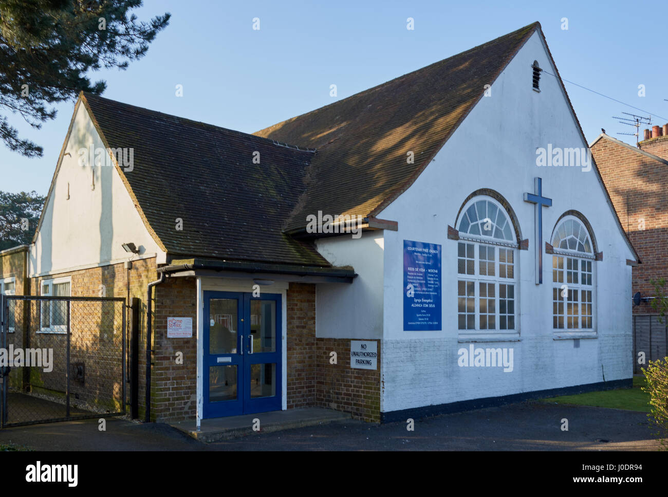 Courtenay Freikirche, Walton Road, Maybury, Woking Stockfoto