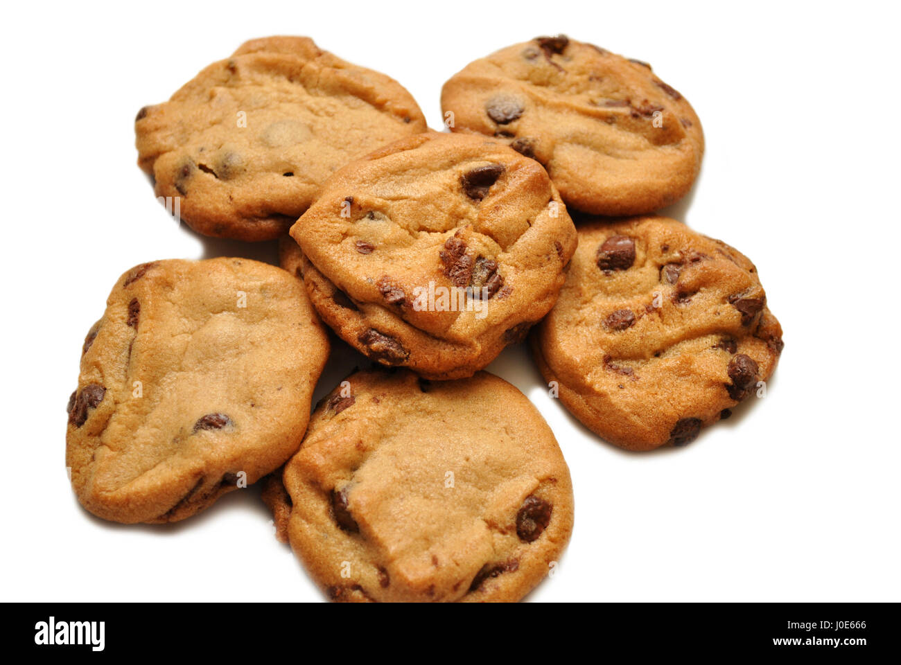 Hausgemachte Schokoladen-Plätzchen Stockfoto