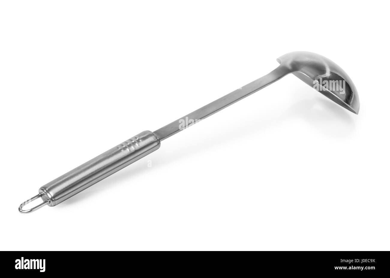Suppenkelle isoliert auf weißem Hintergrund Stockfoto