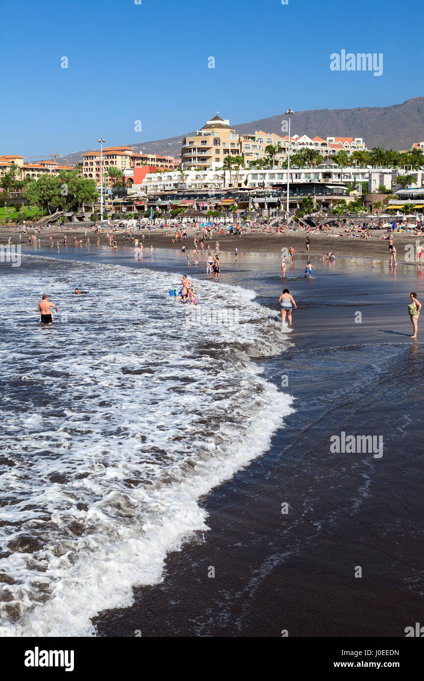 Costa Adeje Teneriffa Spanien Ca Januar 2016 Ocean Bucht Der