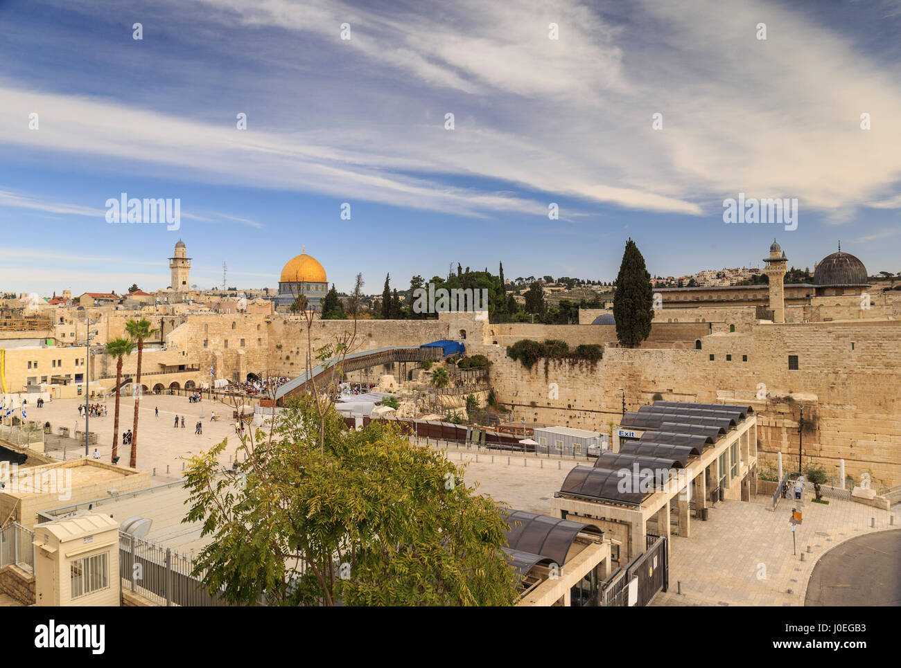 Klagemauer in Jerusalem Stockfoto