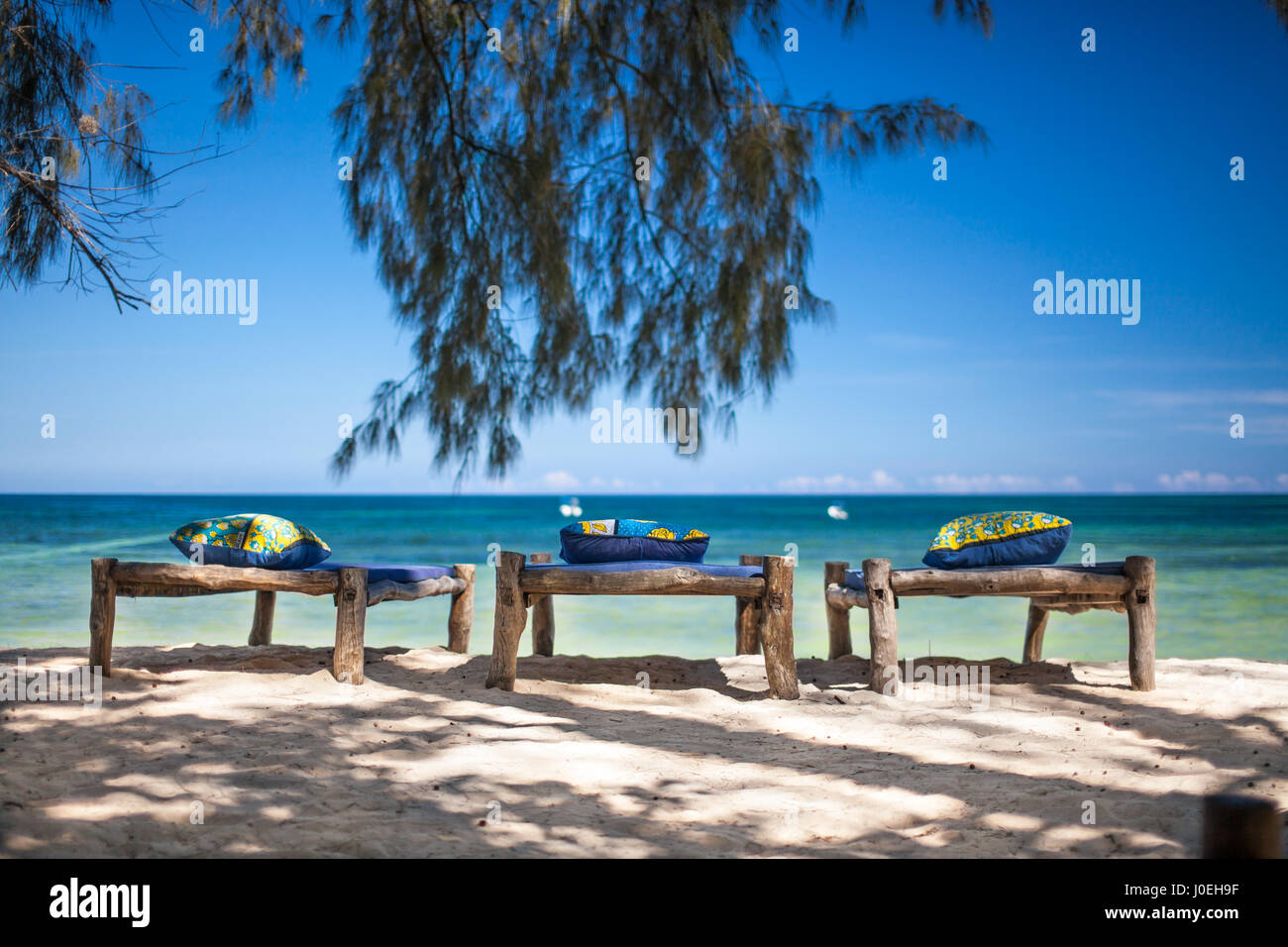 Kinondo Kweto Luxus Beach Resort Diani Beach Kenia Stockfoto